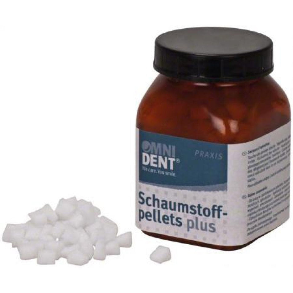 Foam pellets Plus, 6 x 8 mm, can of 500 pieces