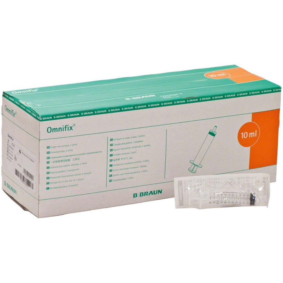 Omnifix Solo Luer, disposable syringe, eccentric, pack of 100