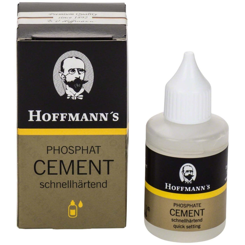 Hoffmann's Cement, phosphate cement liquid, fast-curing, bottle of 40 ml