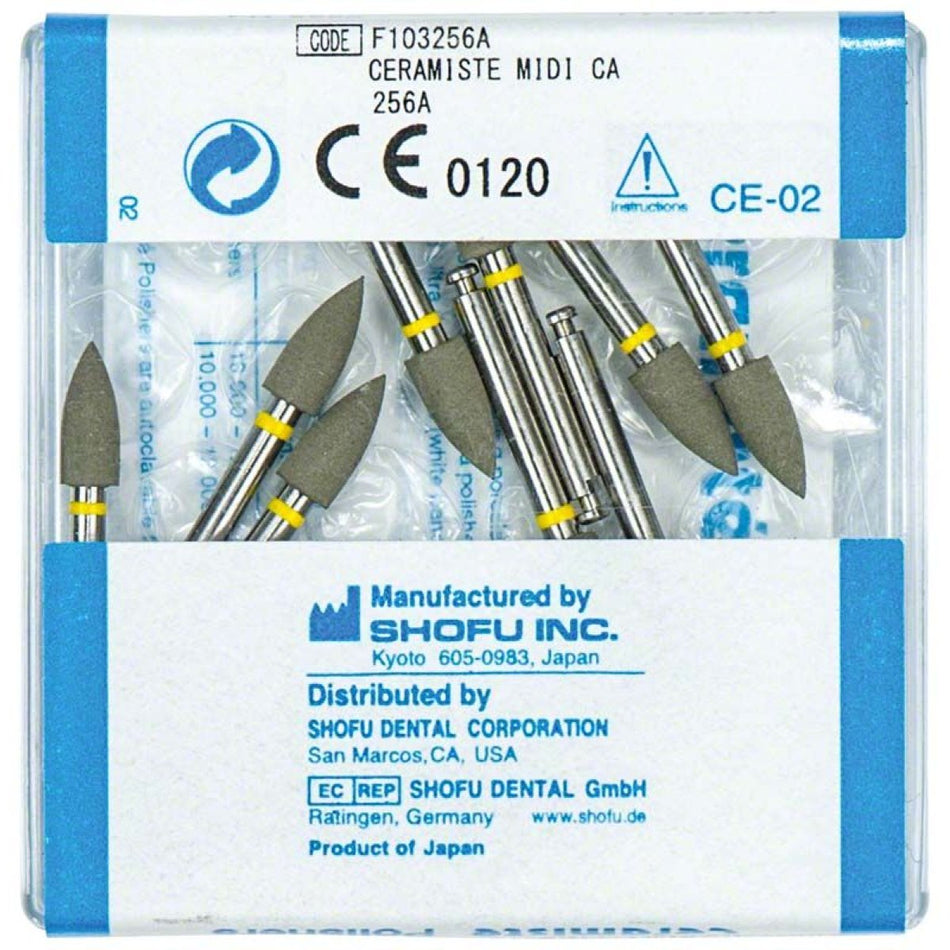 Ceramiste Polisher Ultra Tip W 0256A, pack of 12 pieces