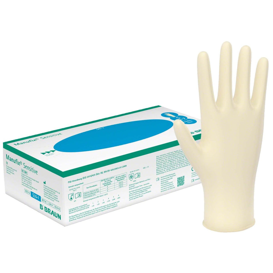 Manufix Sensitive Exfoliating Gloves Pf Large, 100 pieces