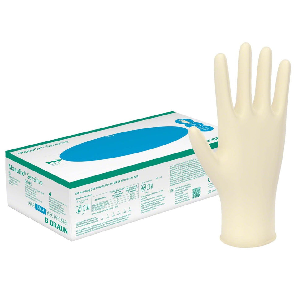 Manufix Sensitive Exfoliating Gloves Small, 100 pieces