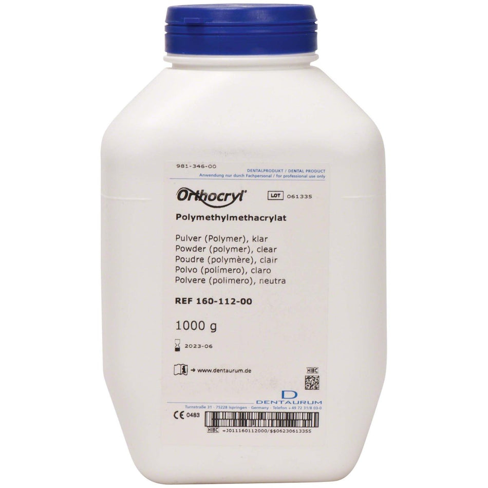 Orthocryl powder, clear, 1kg