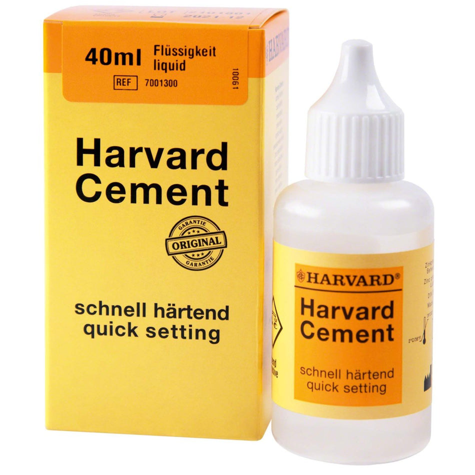 Harvard Cement liquid, fast-curing, clinical pack of 40 ml