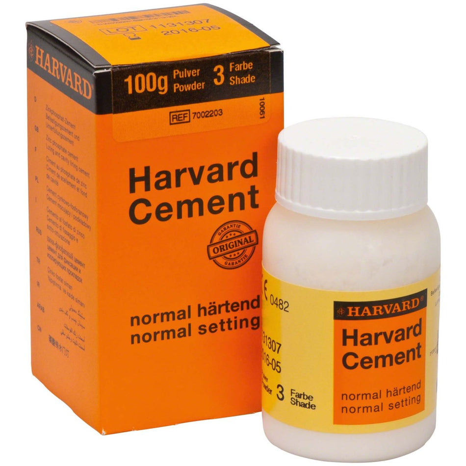 Harvard Cement, normal hardening, No. 3, whitish yellow, pack of 100 g