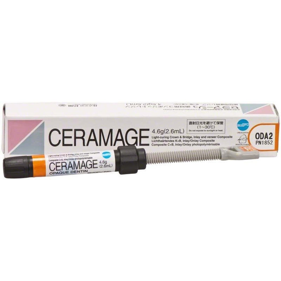 Ceramage materials | Ceramage opaque dentine material, A2, syringe 4.6 g