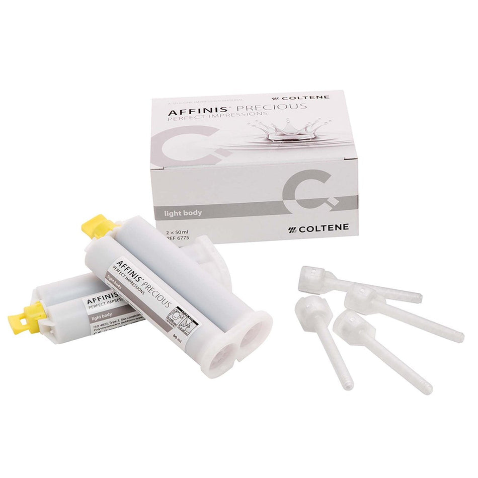 Affinis Precious System 50 light, correction material, 2 cartridges of 50 ml each