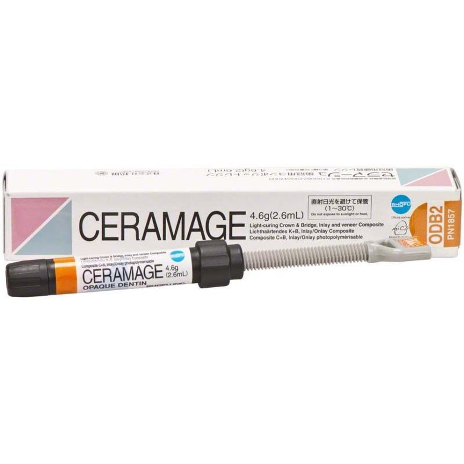 Ceramage materials | Ceramage opaque dentine material, B2, syringe 4.6 g