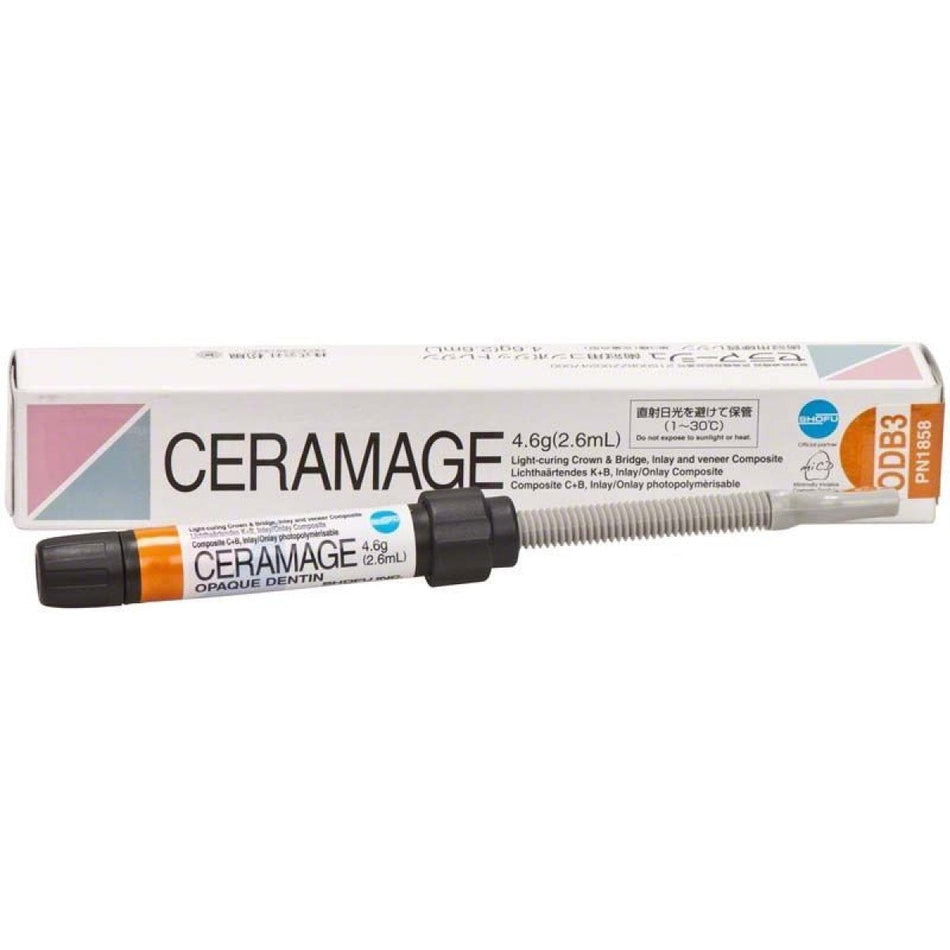 Ceramage materials | Ceramage opaque dentine material, B3, syringe 4.6 g