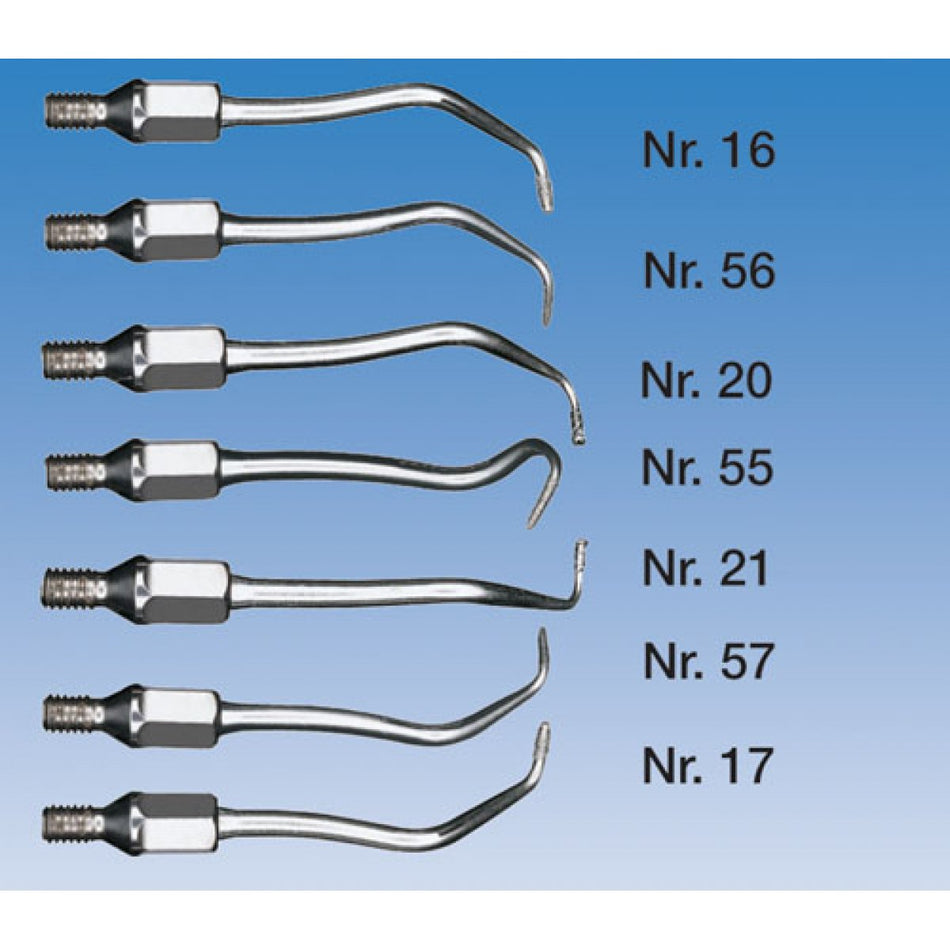 SONICflex retro tip, No. 56A, extremely narrow cylindrical tip, left-curved, D 46, pack of 1