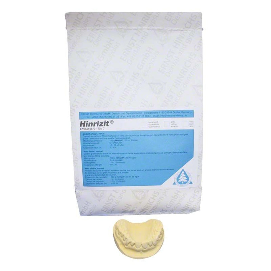 Hinrizit model hard plaster, yellow, pack of 25 kg