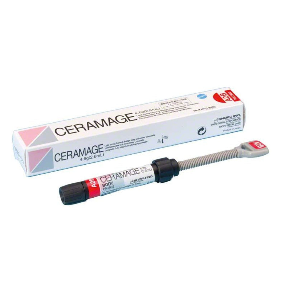 Ceramage dentin material, A2, syringe of 4.6 g