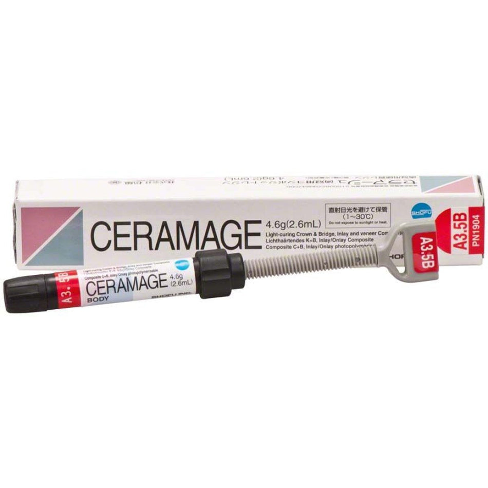 Ceramage dentin mass, A3.5, syringe of 4.6 g