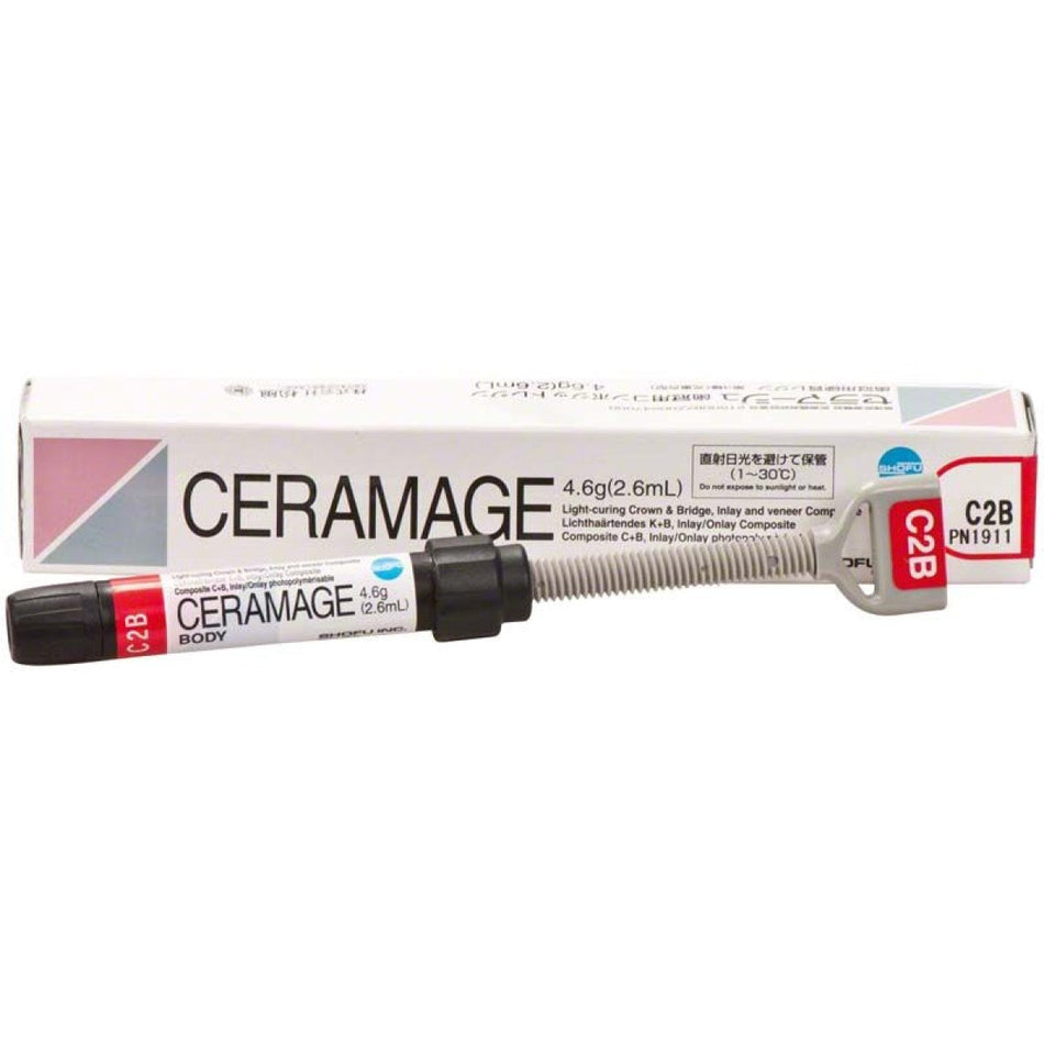 Ceramage dentin mass, C2, syringe of 4.6 g