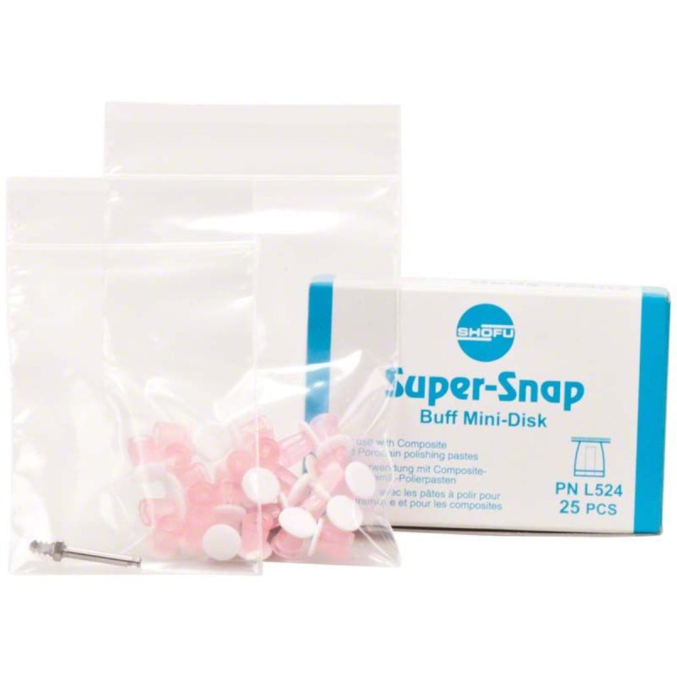 Super Snap Buff Disk L524 Mini Pack of 25