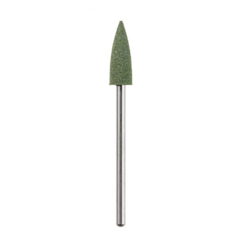 Polisher, flame, green, ? 5.5 mm, coarse, 658.104.243.534.055, pack of 12