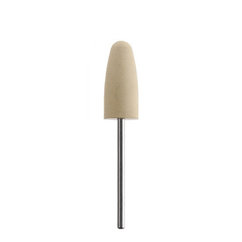 Polisher, cone round, yellow, ? 10 mm, fine, 658.104.273.514.100, pack of 12