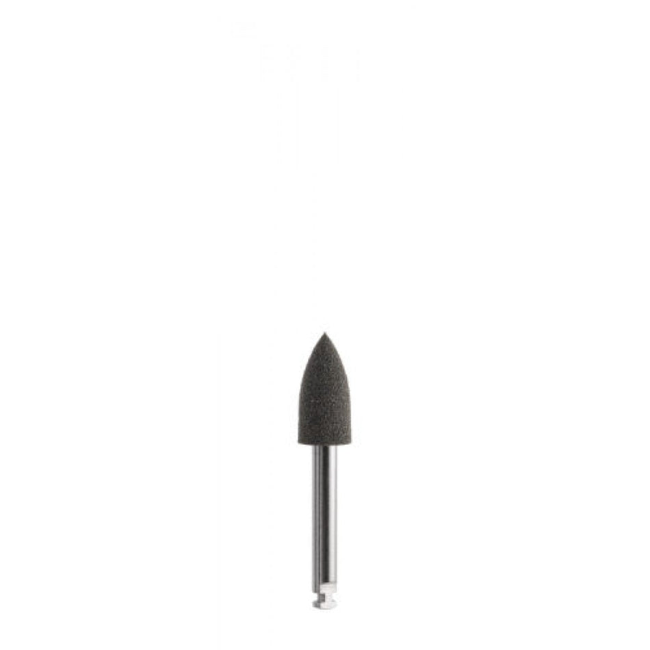 Polisher, flame, black, ? 4.5 mm, amalgam former, coarse, 658.204.243.533.045, pack of 12