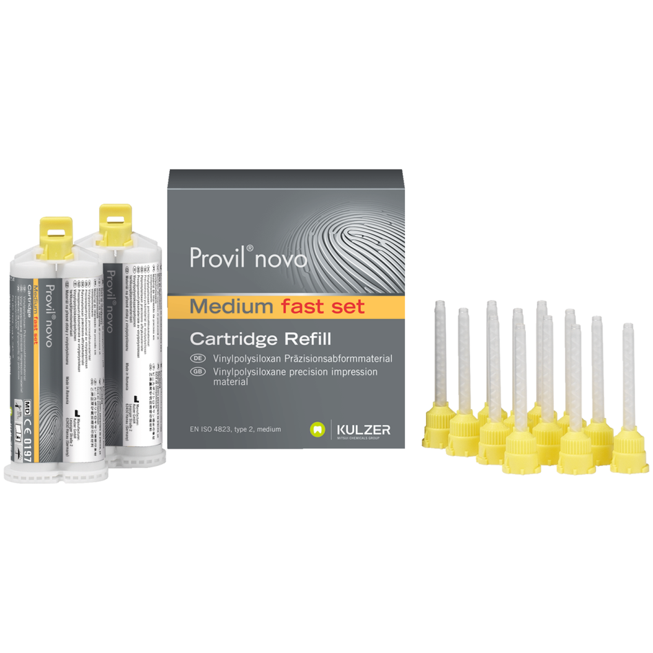 Provil novo, Medium Fast Set, Refill, 2 cartridges of 50 ml each