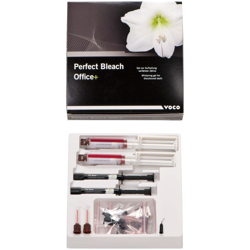 Perfect bleach Office+, teeth whitening, set, 2 syringes of 4 ml each