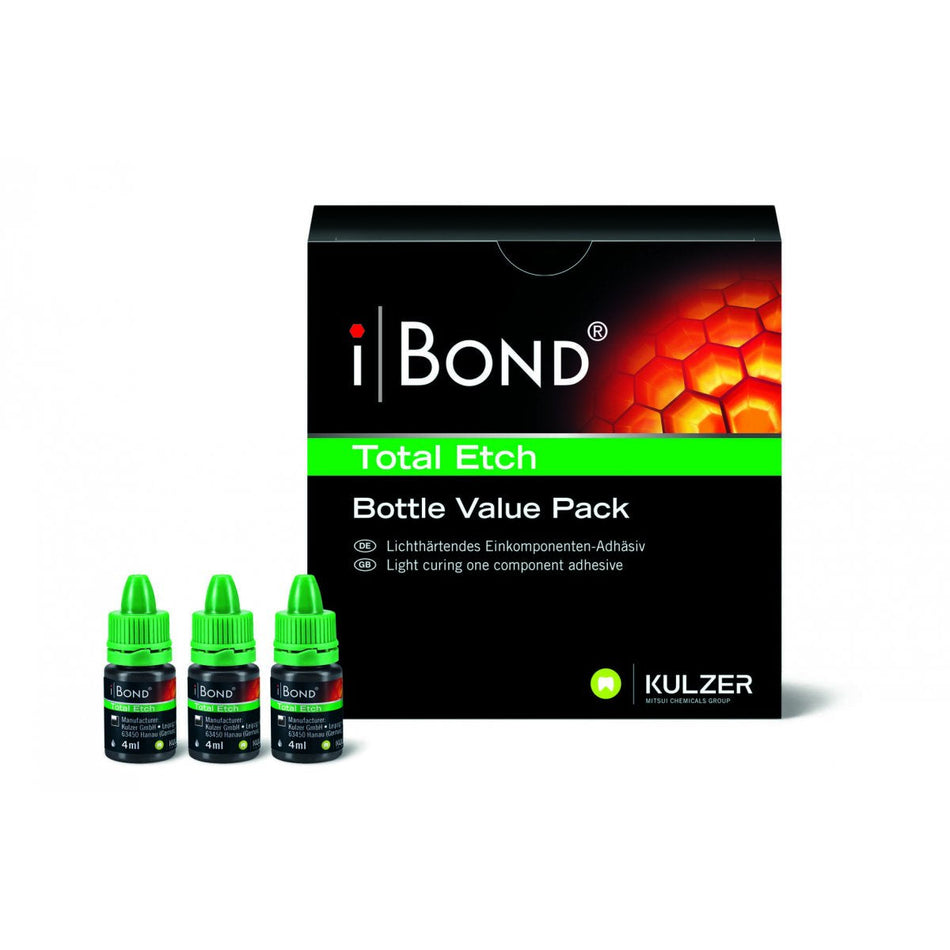 iBond Total Etch, 3 bottles of 4 ml, value pack