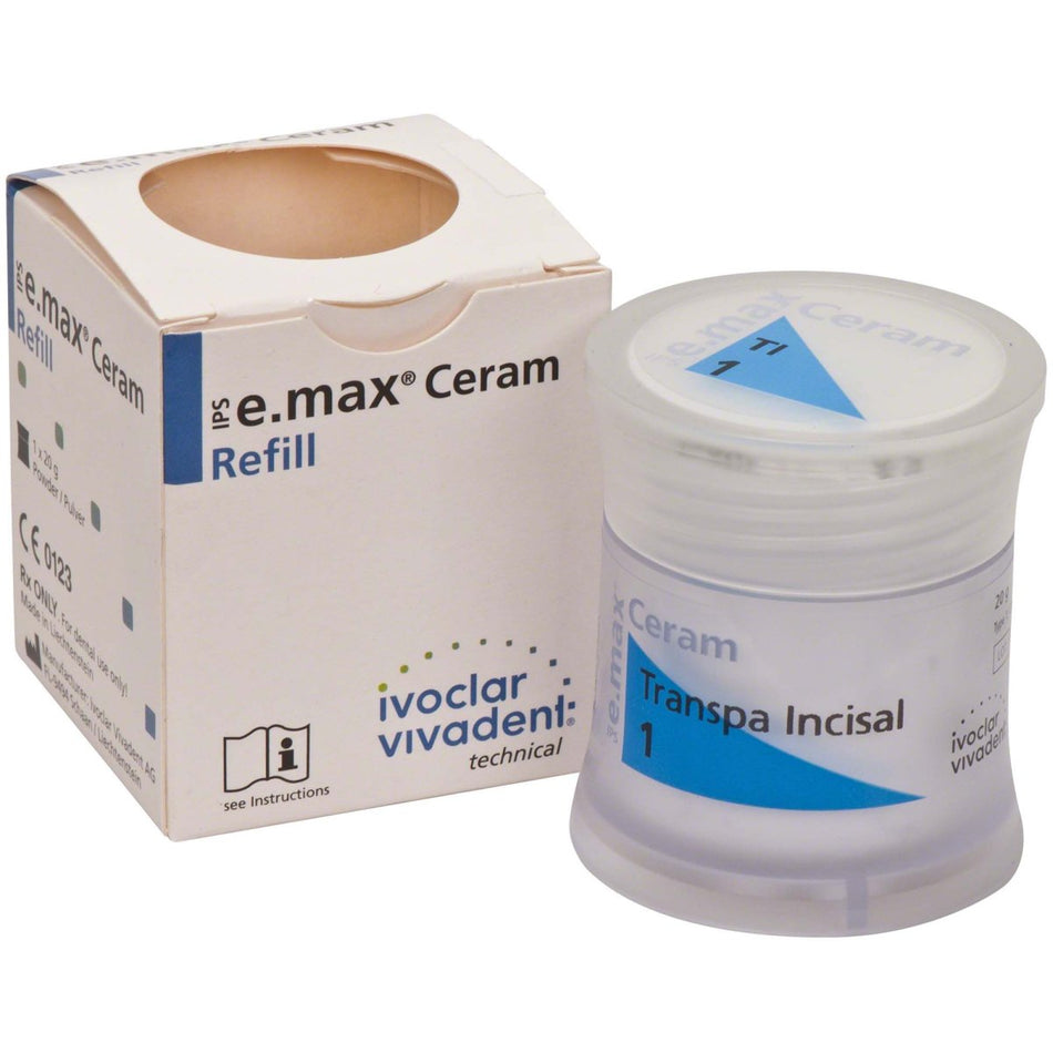 IPS e.max Ceram, nano-fluorapatite glass-ceramic, incisal 1, transparent, pack of 20 g