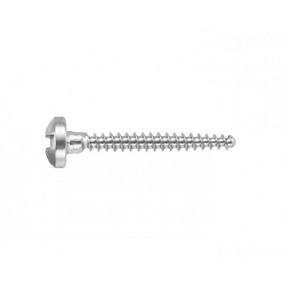 Micro screws, cross, Ø 1.0mm, 11mm, implant steel, 10 pieces.