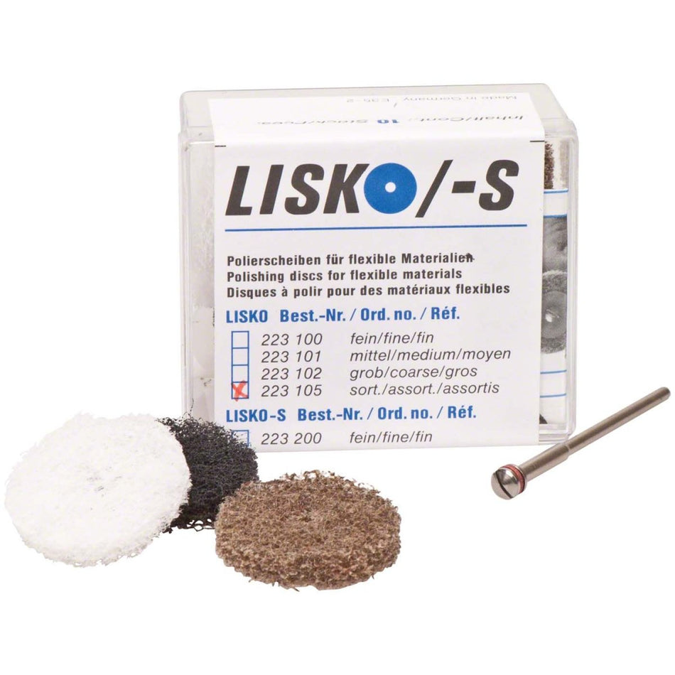 Lisko discs, 28 mm, assorted, pack of 10