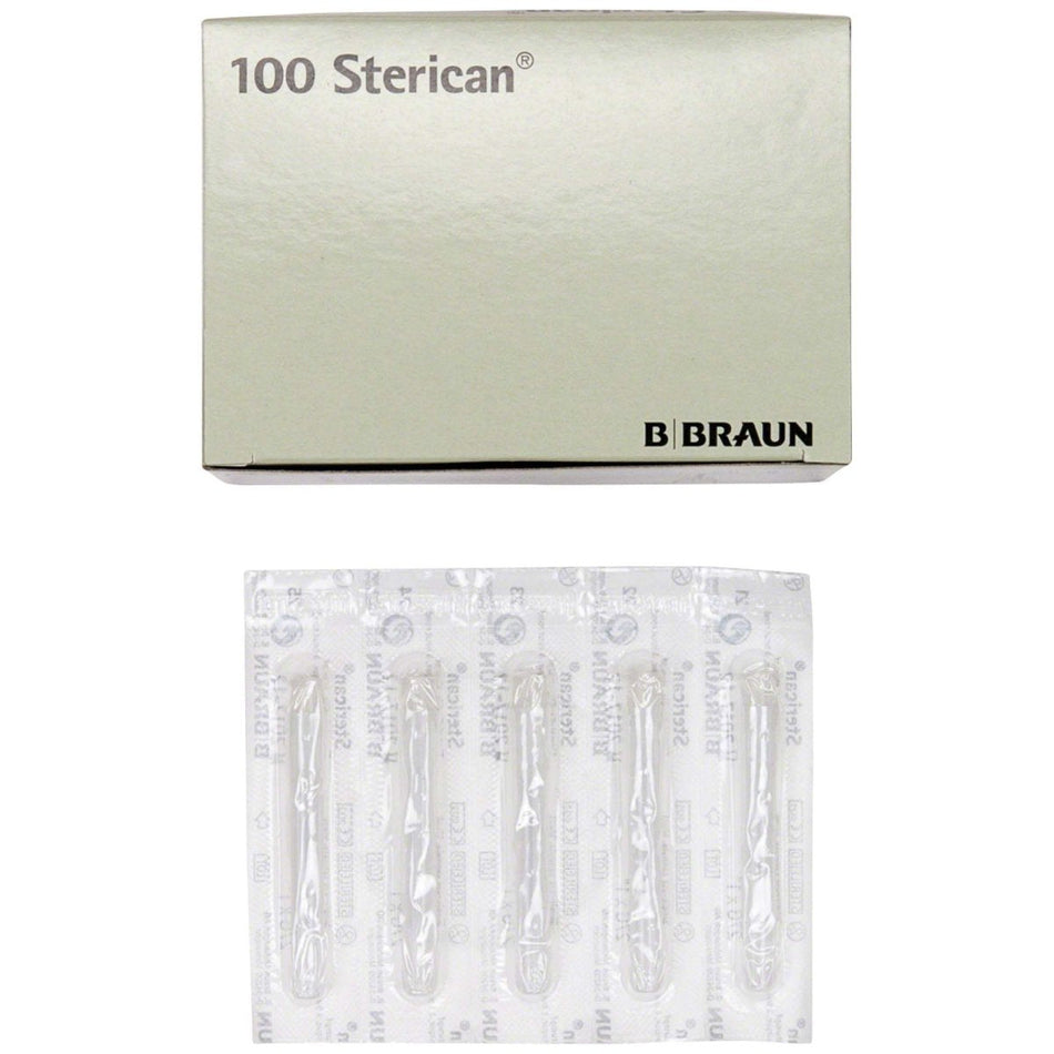 Disposable paste cannulas Sterican, 0.4 × 25 mm, G27, light grey, pack of 100