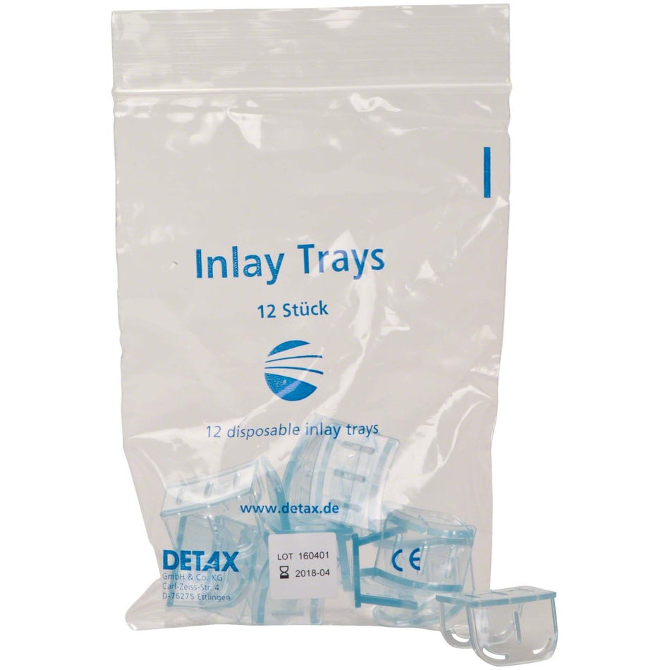 Disposable impression tray, inlay tray, perforated, small, pack of 12