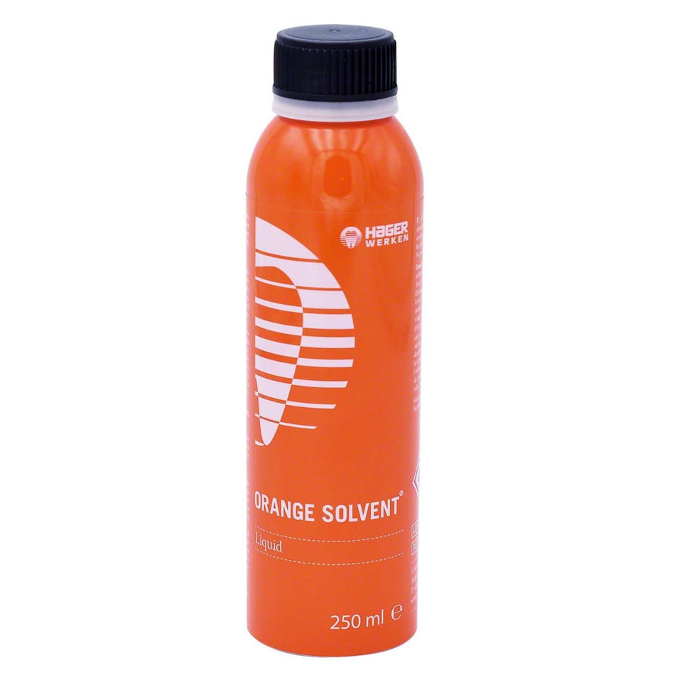 Orange Solvent Solution, cleaning solution, bottle of 250 ml