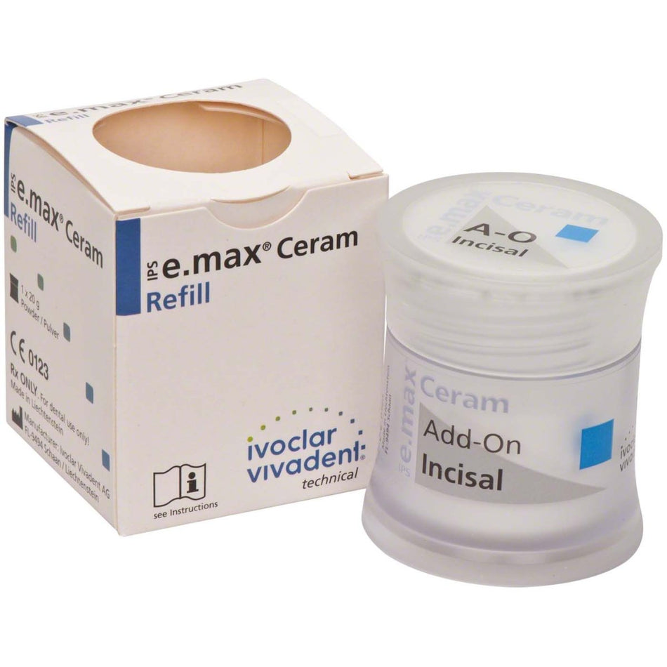 IPS e.max Ceram, nano-fluorapatite glass-ceramic, Add-On Incisal, pack of 20 g