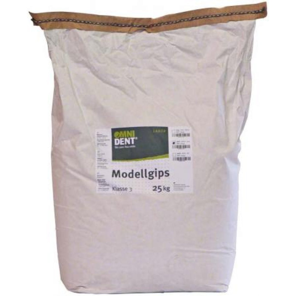 Model plaster natural - bag 25 kg hard plaster yellow