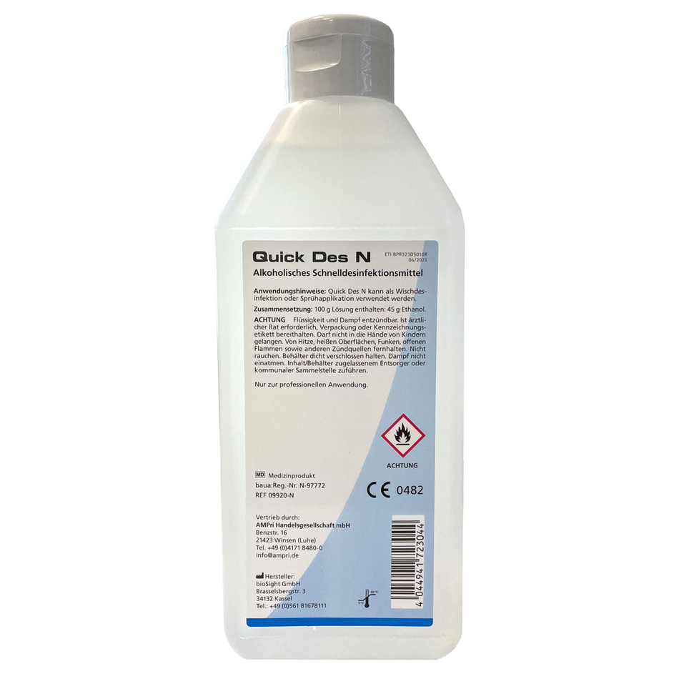 SAFELINE Quick Des N - quick disinfection, 1 l