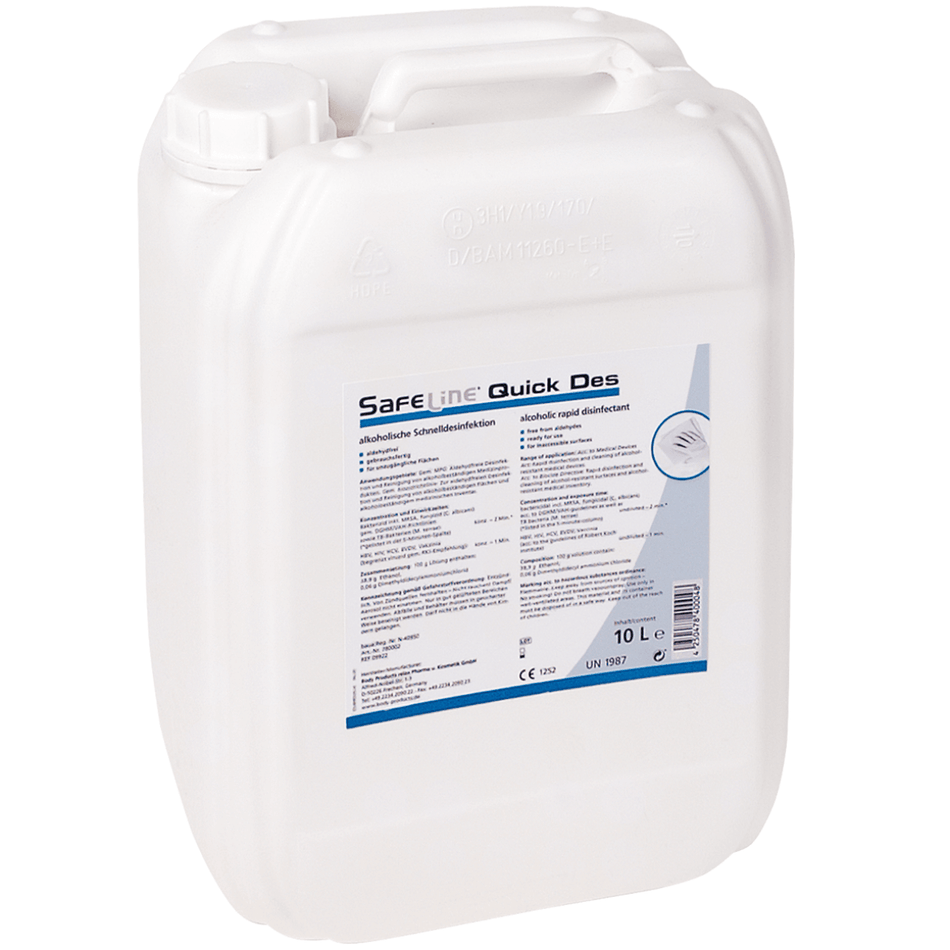 SAFELINE Quick Des - quick disinfection - Lemon, 10 l