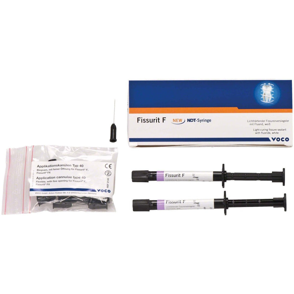 Fissurit F, white, 2 syringes of 2 g each