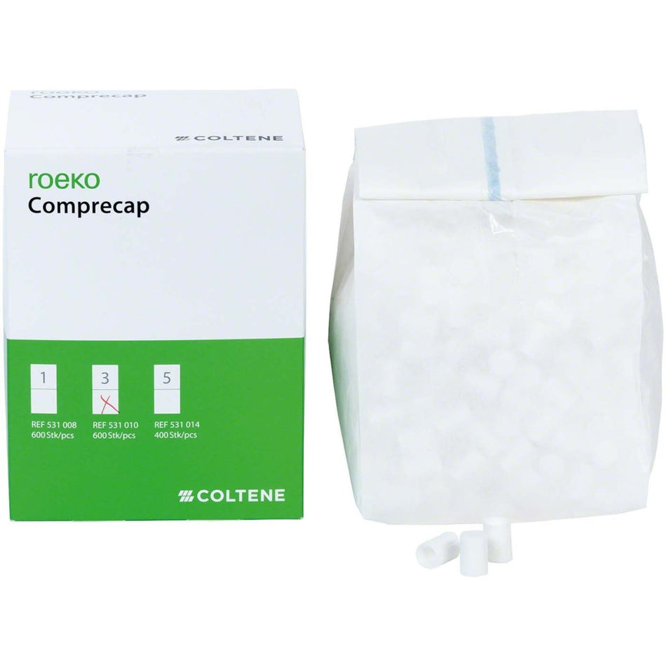 Roeko Comprecap, compression caps, size 3, Ø 10 mm, pack of 600