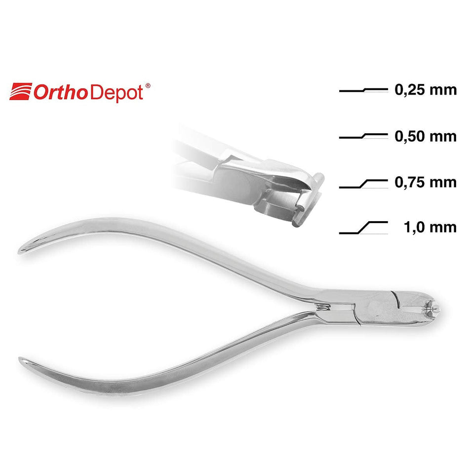 Step bending pliers 0.5 mm