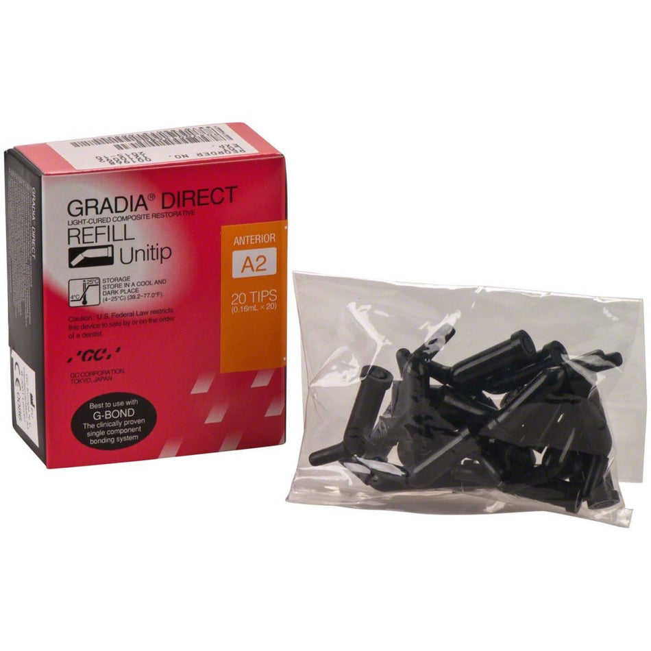 Gradia Direct Unitips, A2, pack of 20