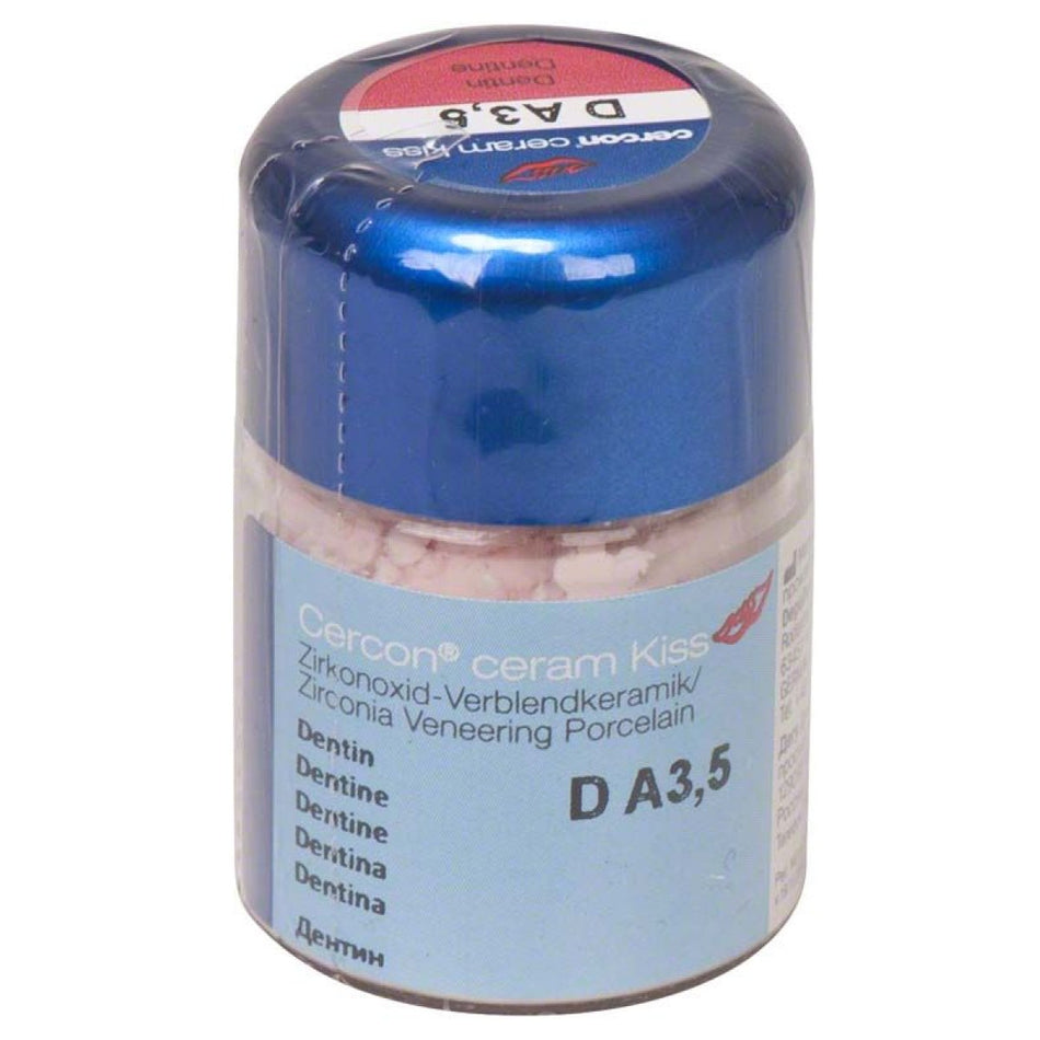 Cercon ceram kiss, Dentin A3.5, 20 g (DeguDent), 1 x glass 20 g