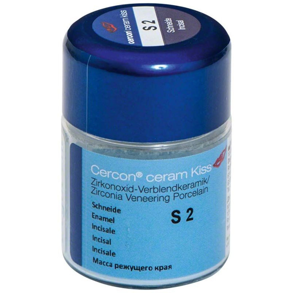 Cercon ceram kiss, cutting edge S2, 20 g (DeguDent), 1 x glass 20 g