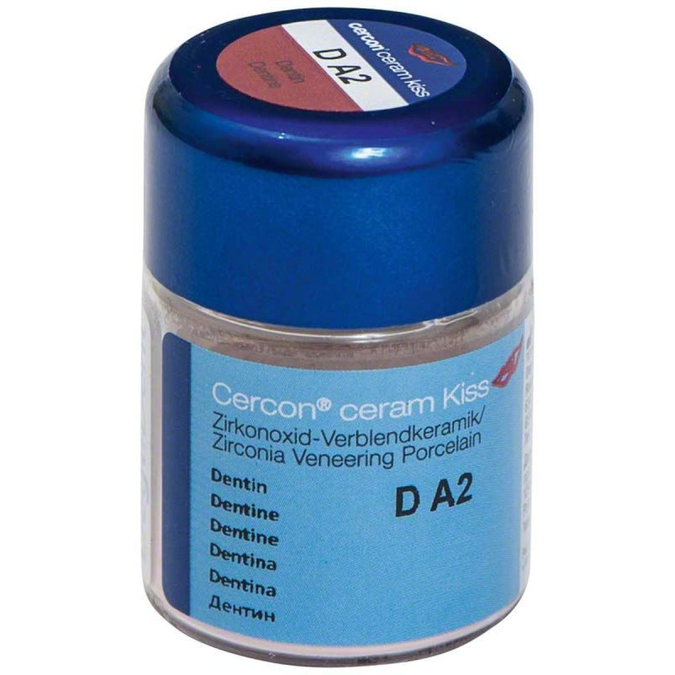 Cercon ceram kiss, Dentin A2, 20 g (DeguDent), 1 x glass 20 g