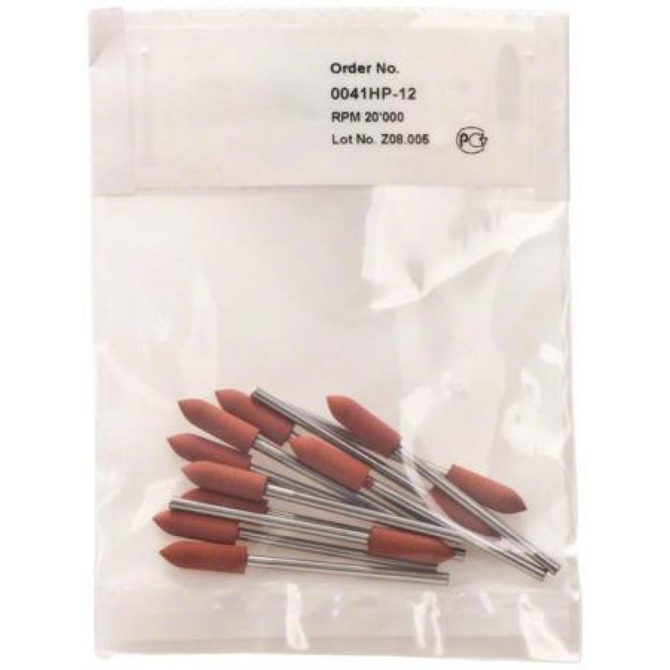 Omnipol for Hdst 12 pcs. brown, cylindrical pointed