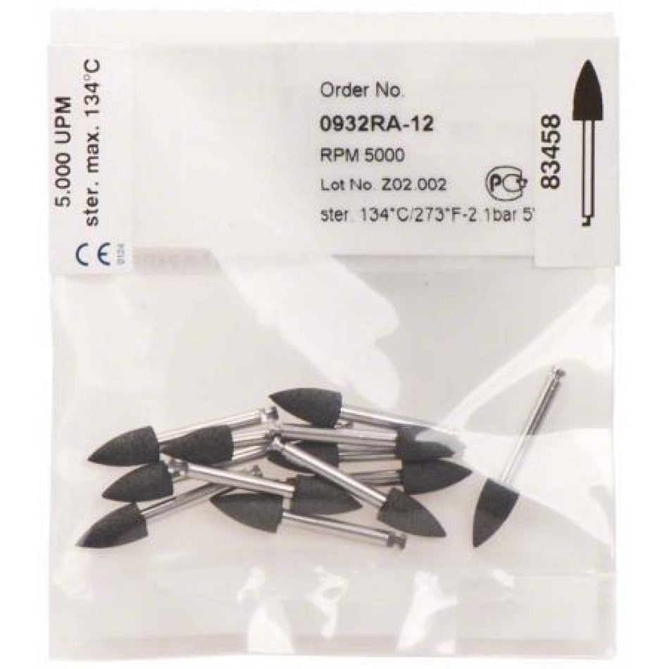 Omnipol Amalgam Reducer Pack of 12 pieces, pointed