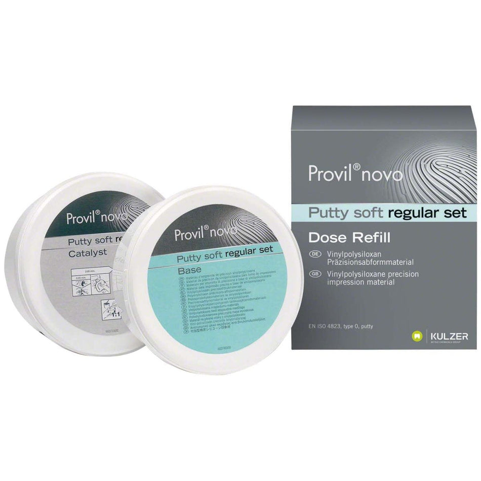 Provil Novo Putty Soft Regular, A-silicones, set, 2 packs of 450 ml