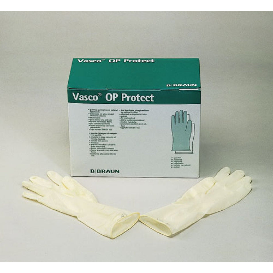 Vasco OP Protect sterile powdered size. 8.5, pack of 50 pairs