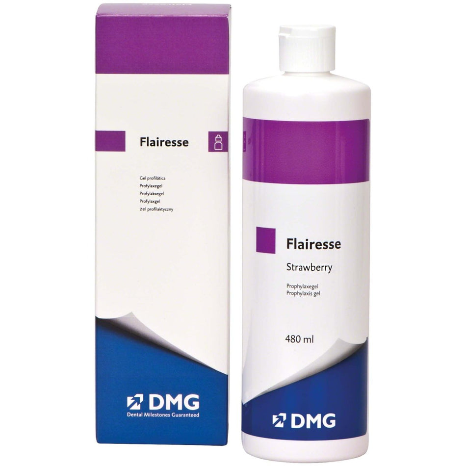 Flairesse Prophylactic Gel, Strawberry, pack of 480 ml