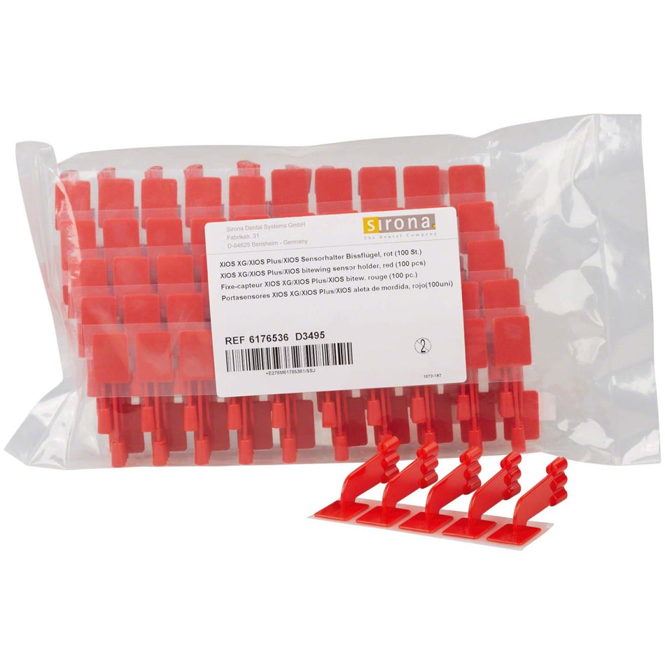 XIOS sensor holder bitewing, red, pack of 100