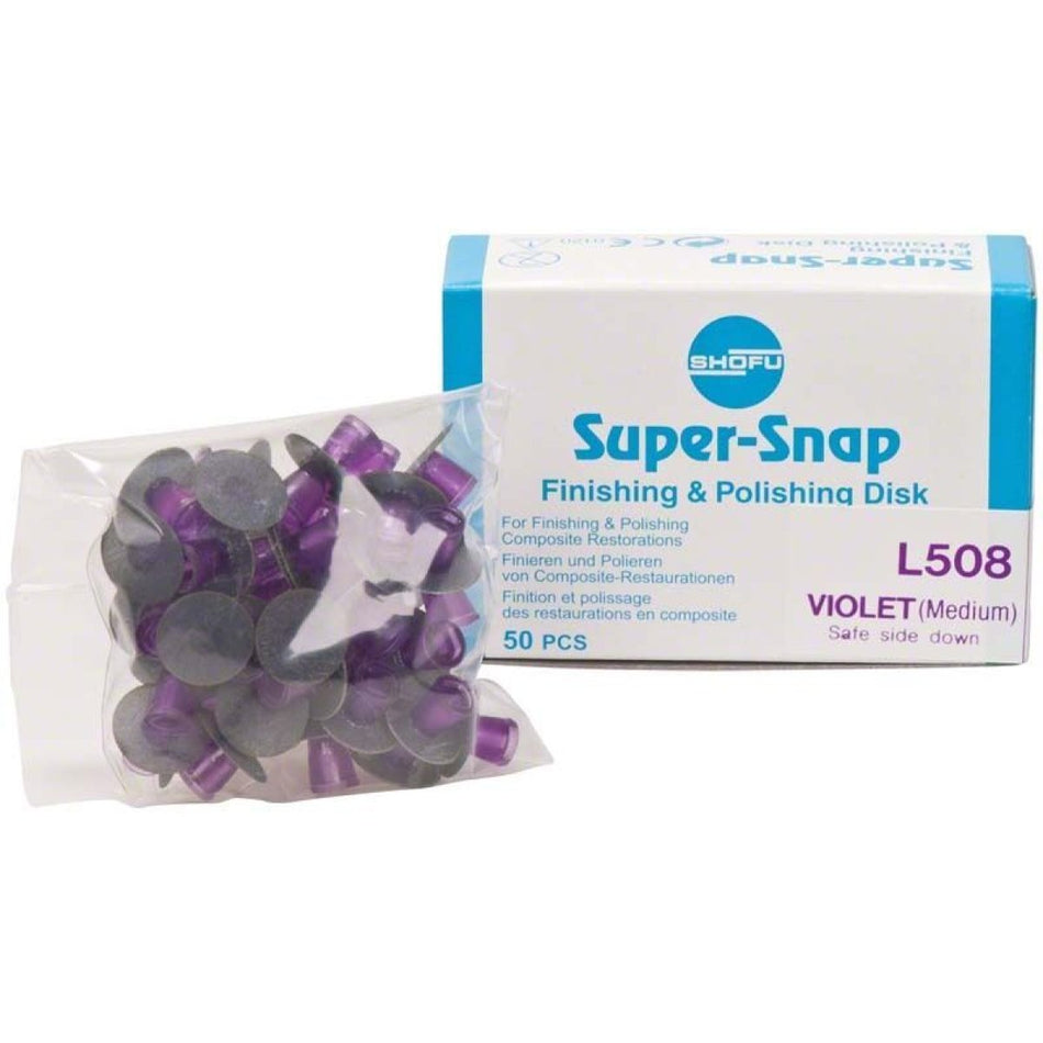 Super-Snap, violet (medium), standard, front coated, pack of 50