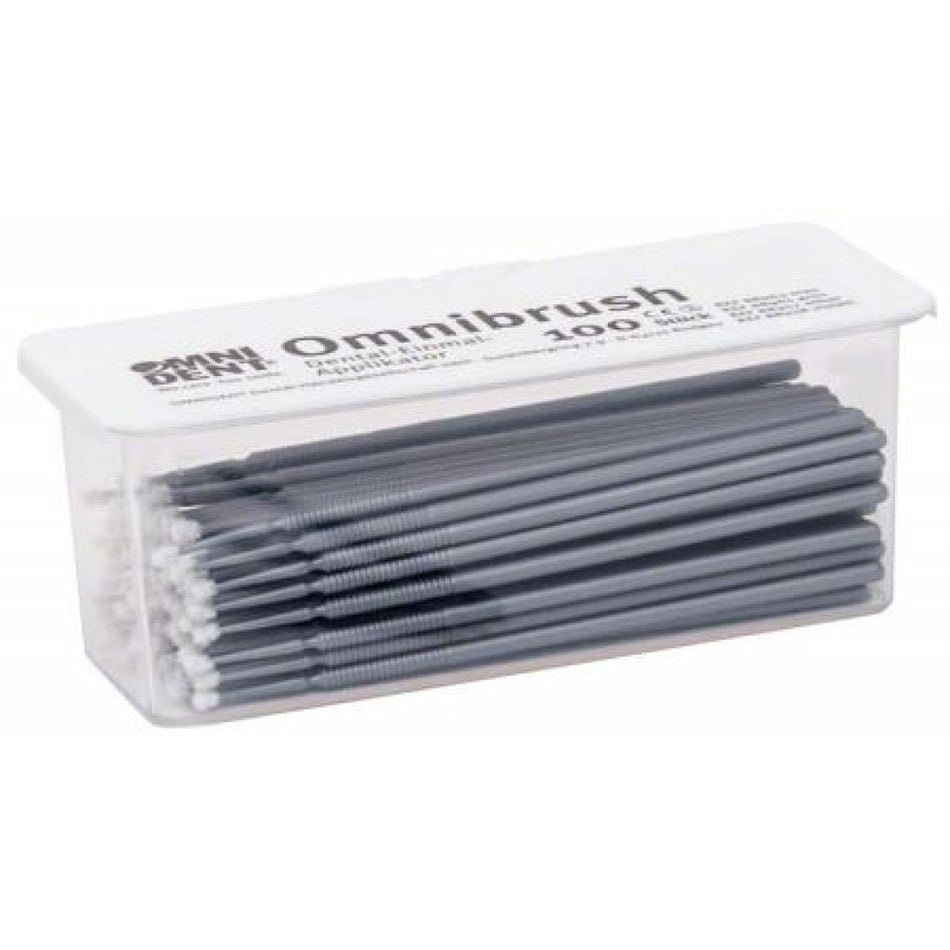 Omnibrush, micro brush, silver, pack of 100